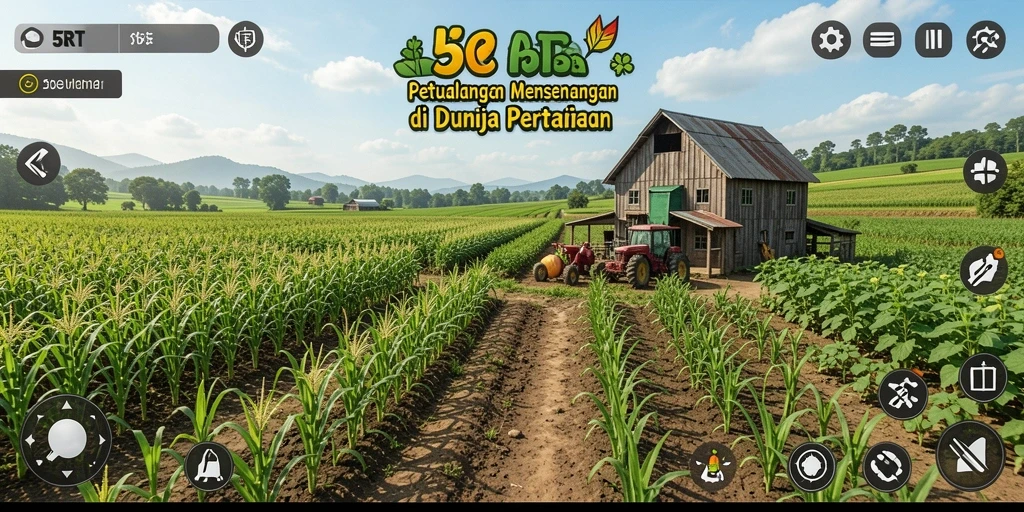Tangkapan layar gameplay Farming di 5RT yang menarik.