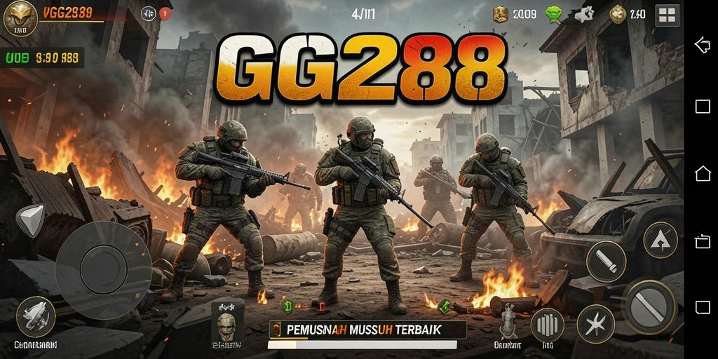 Tampilan grafis menakjubkan dari gameplay GG288 yang seru.