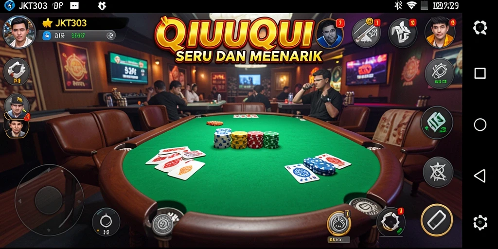 Tampilan gameplay seru dan interaktif dalam JKT303.
