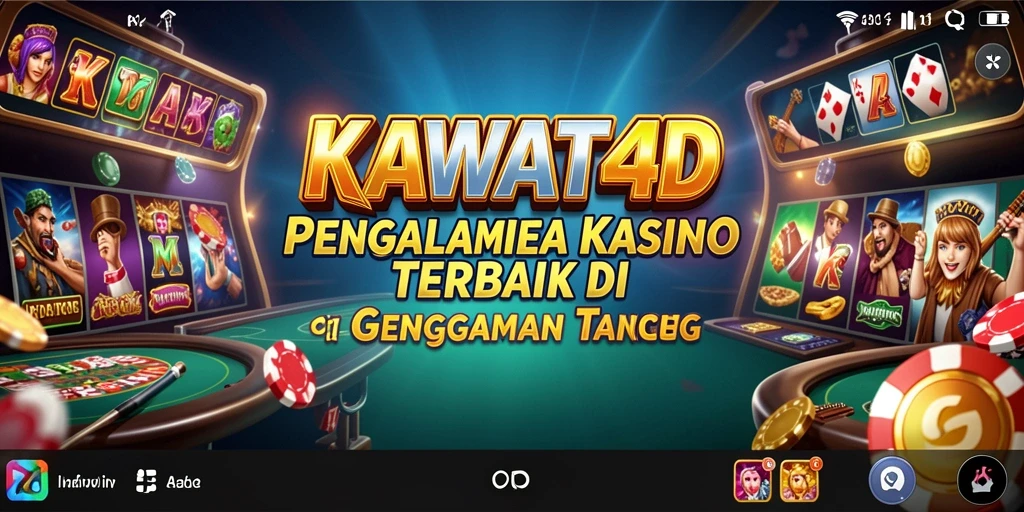 Tampilan menarik dari permainan Kasino di KAWAT4D