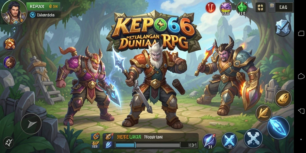 Gameplay seru dalam dunia petualangan RPG yang megah dan menantang.