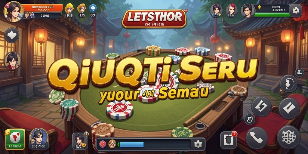 Tampilan gameplay LETSTHOR dengan kartu dan pemain bersaing.