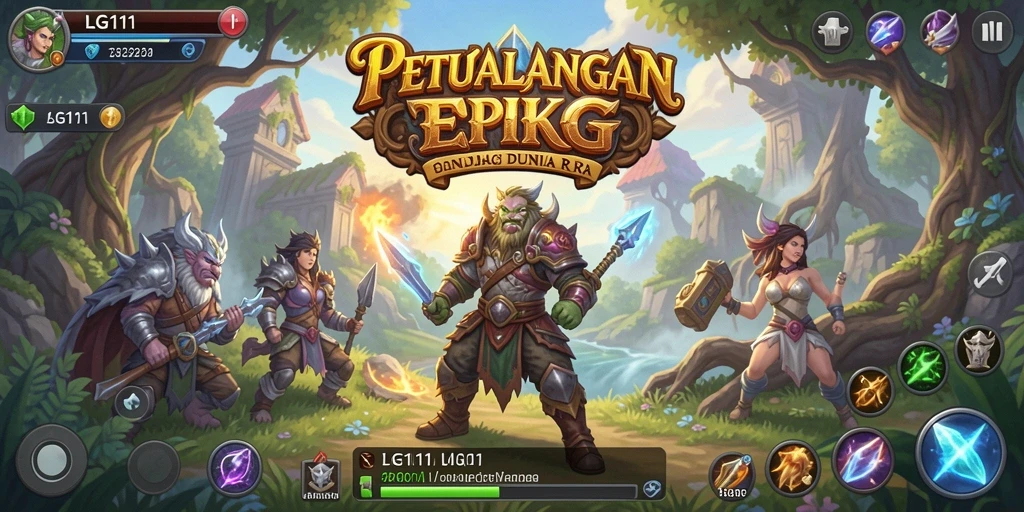 Tangkapan layar RPG menampilkan gameplay yang mendebarkan dan penuh aksi.