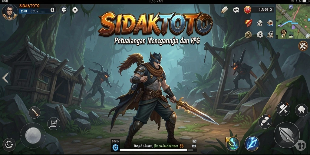 Tampilan gameplay menarik dan penuh aksi dari SIDAKTOTO.