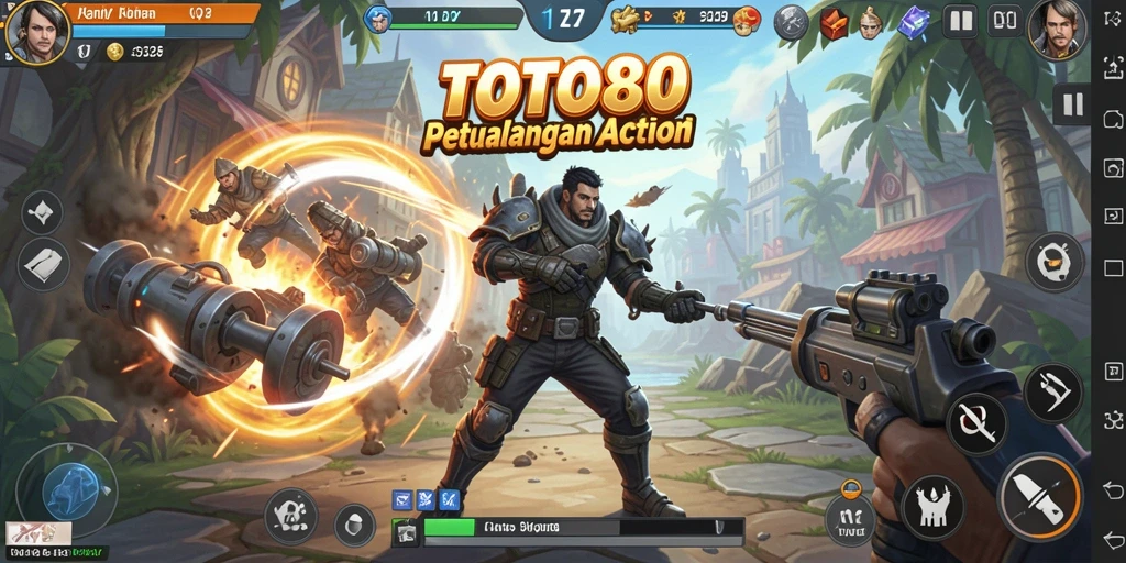 Tampilan gameplay seru dari TOTO80 dengan aksi mendebarkan.